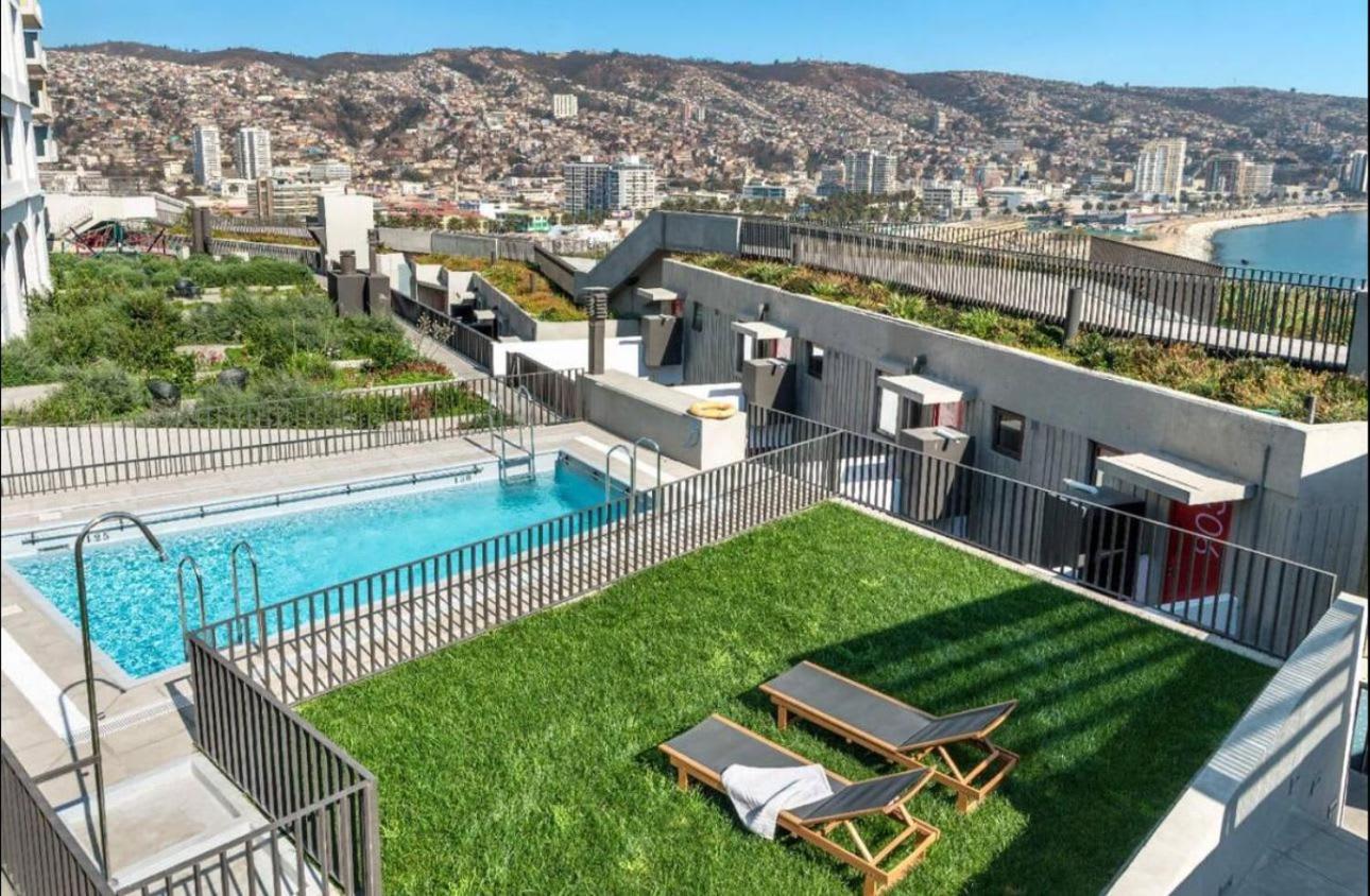 Apartamento Espectacular Loft Con La Mejor Vista Al Mar De Con Estacionamiento Servicio Hom *